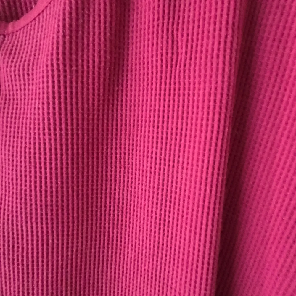 Bright Pink Ribbed Oversized Top - Picture 4 of 5